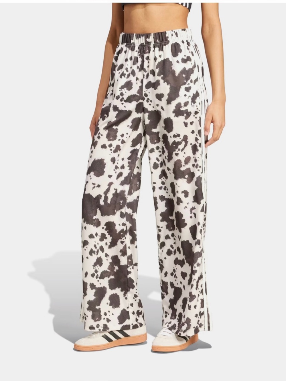 adidas Originals Women's Satin Track Pants Wide